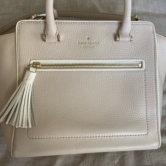 Kate Spade Medium Zip Top Satchel - Chalk Pink - Picture 7 of 8